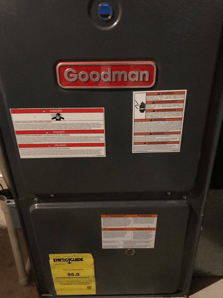 Furnace recently repaired in Princeton by our local HVAC technicians