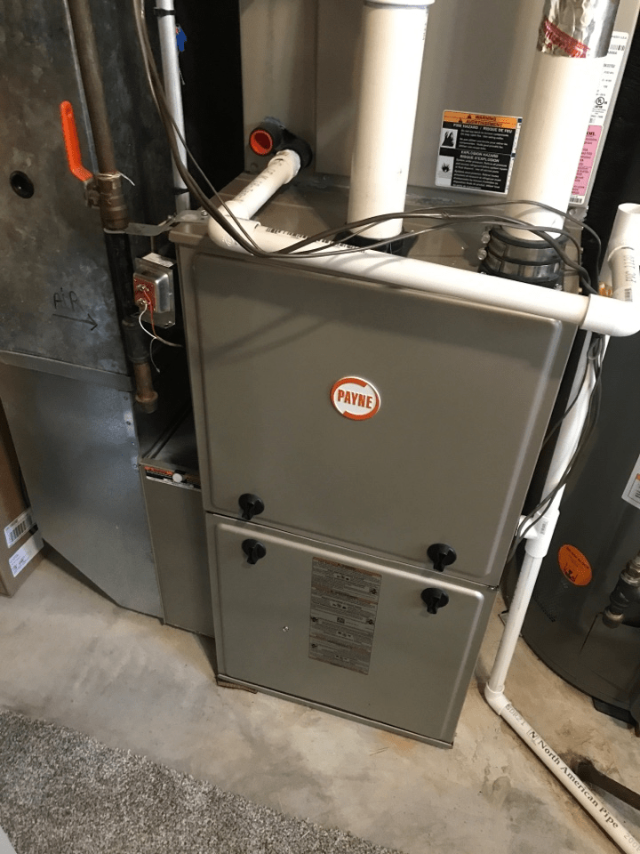 Payne furnace requiring repair in Zimmerman from Off The Hook Heating & Air